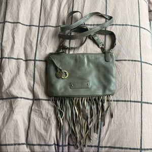 Lucky Brand fringe multi compartment purse